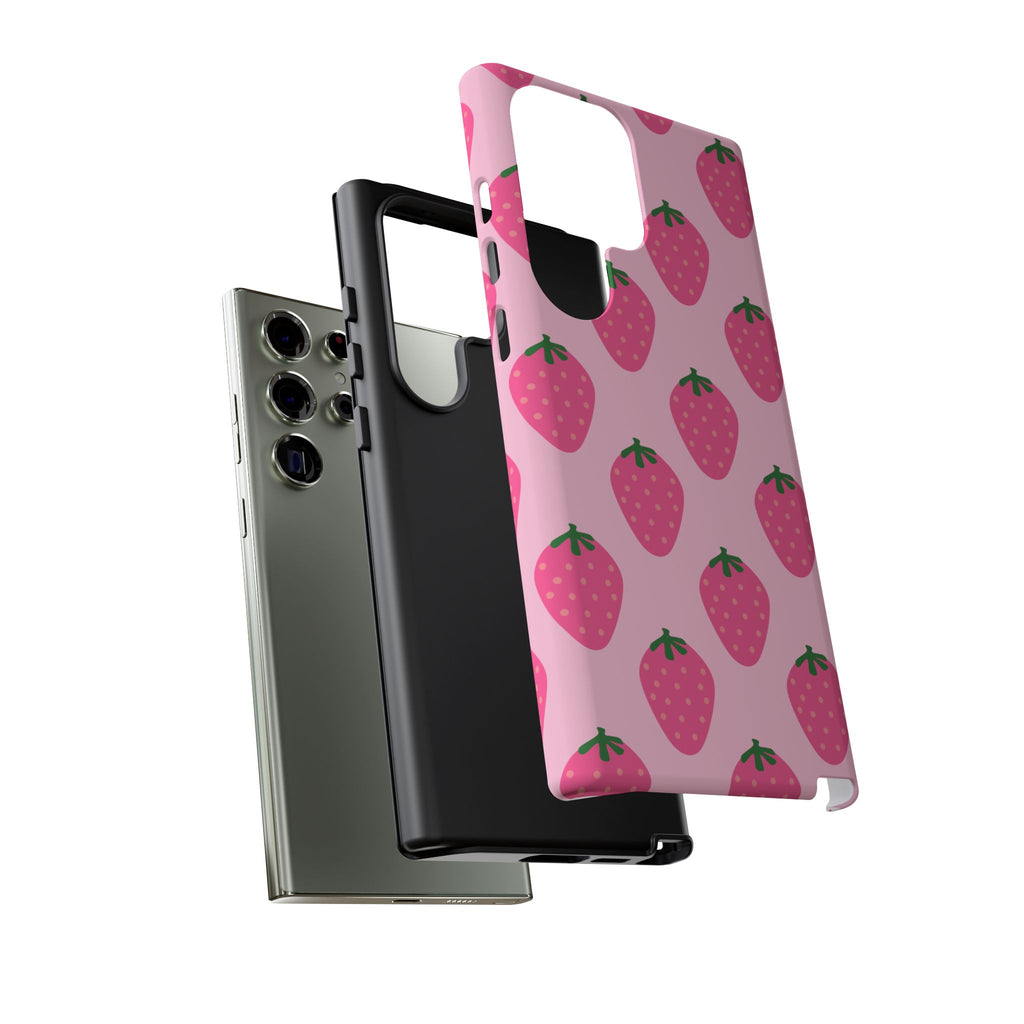 Pink Strawberry Phone Case