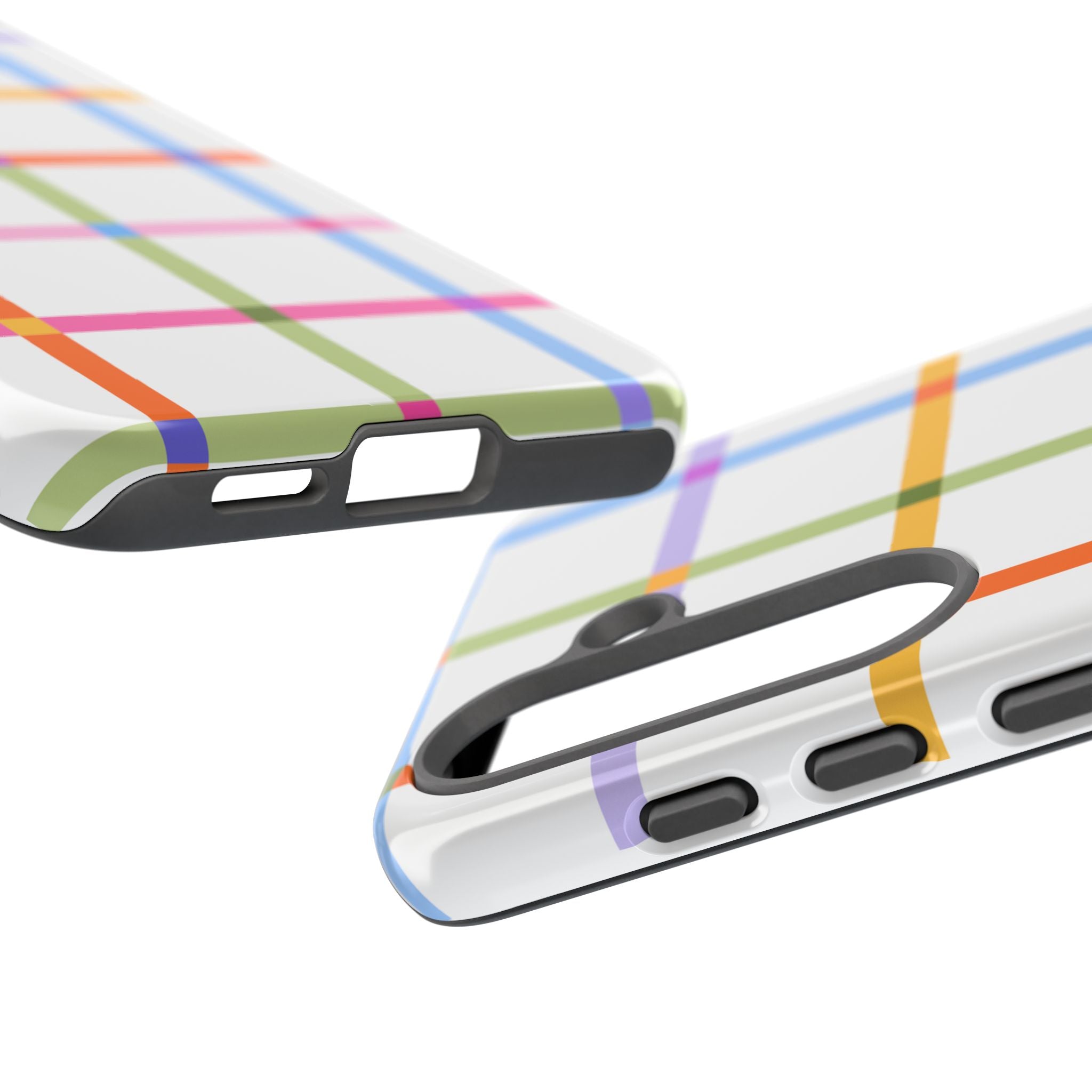 Colorful Plaid Tough Phone Case