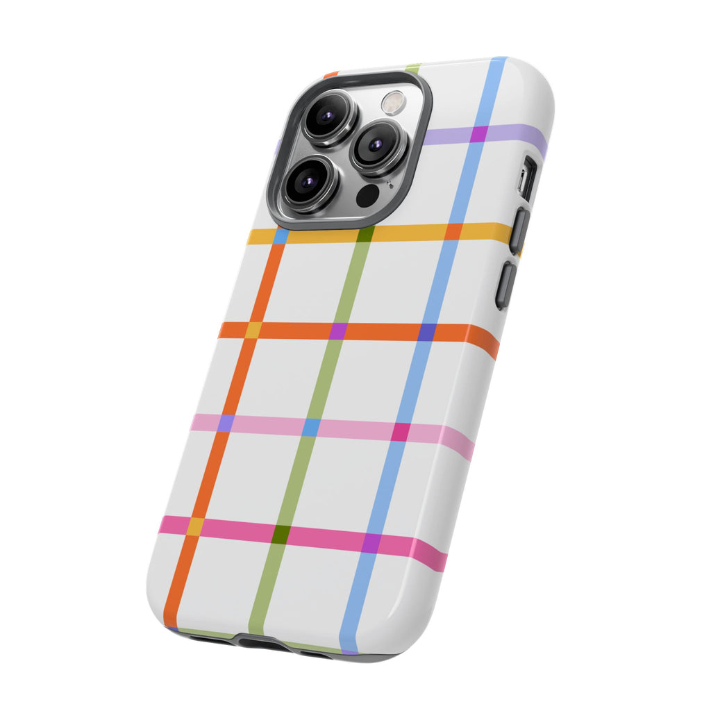 Colorful Plaid Tough Phone Case