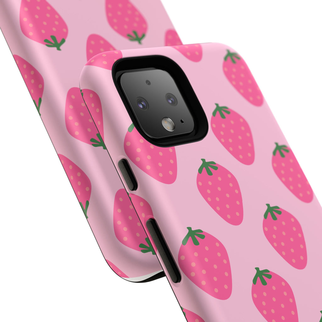 Pink Strawberry Phone Case