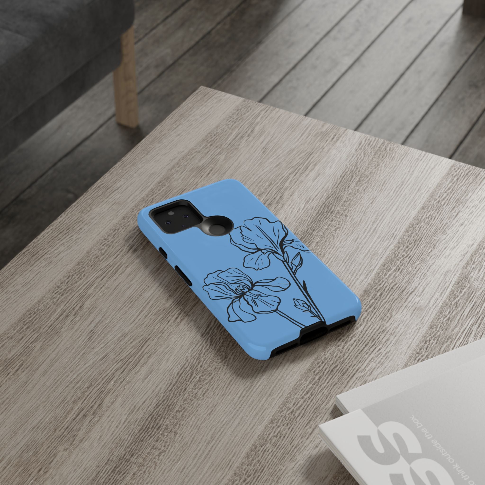 Blue Floral Phone Case