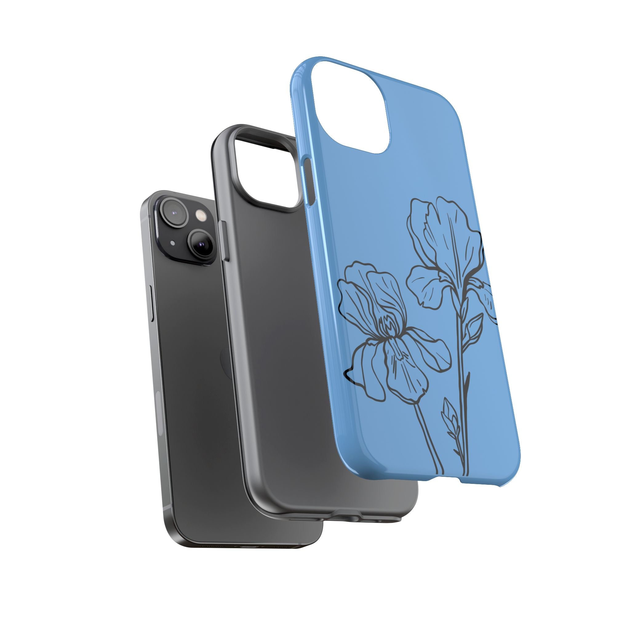 Blue Floral Phone Case