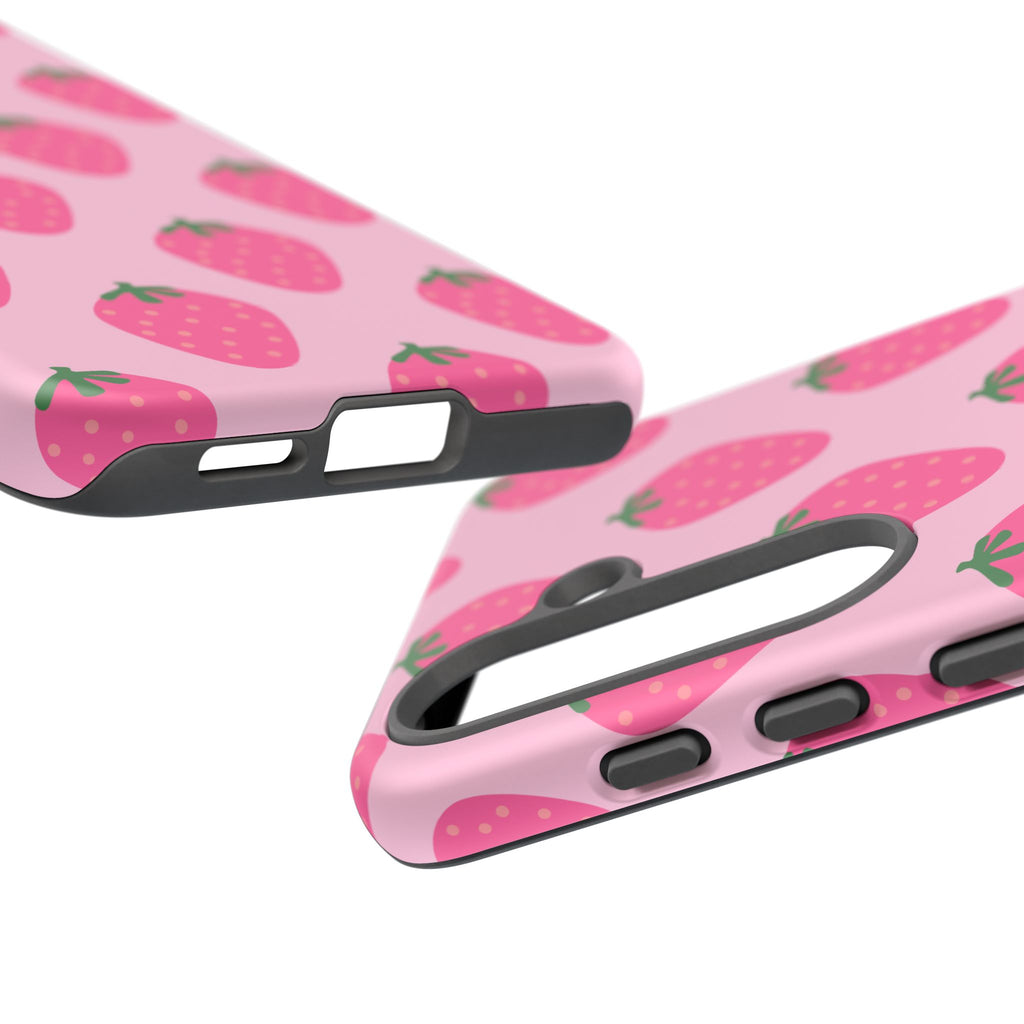 Pink Strawberry Phone Case