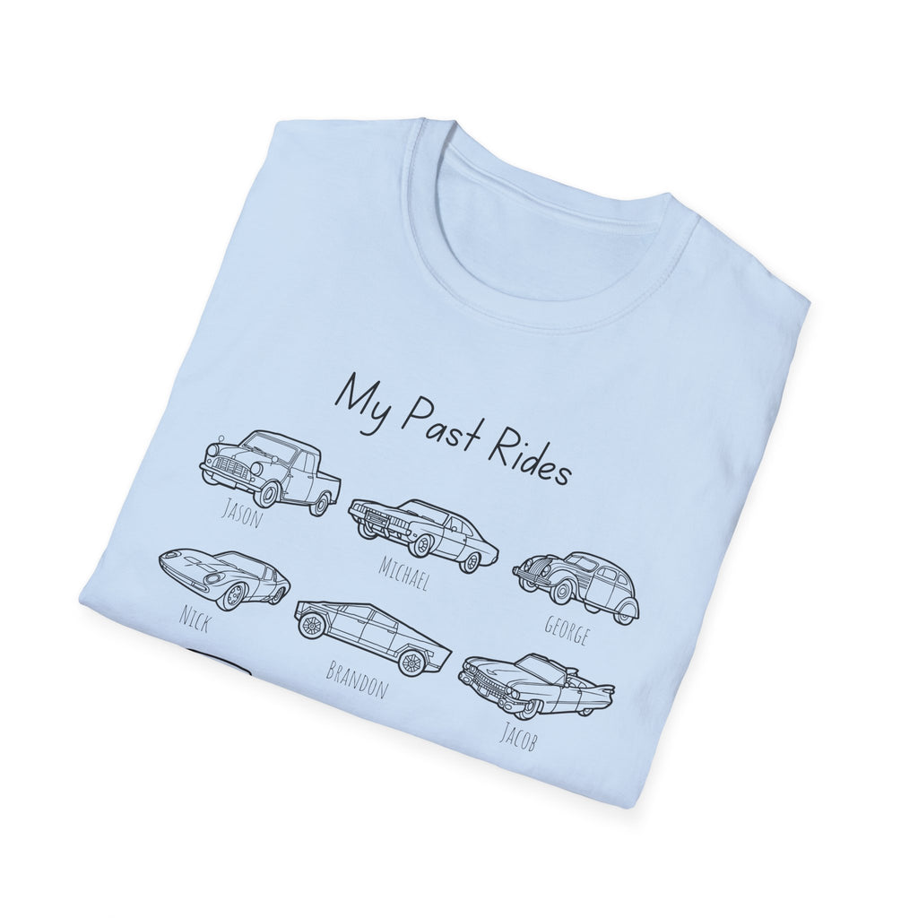 My Past Rides Car Sketches Tee