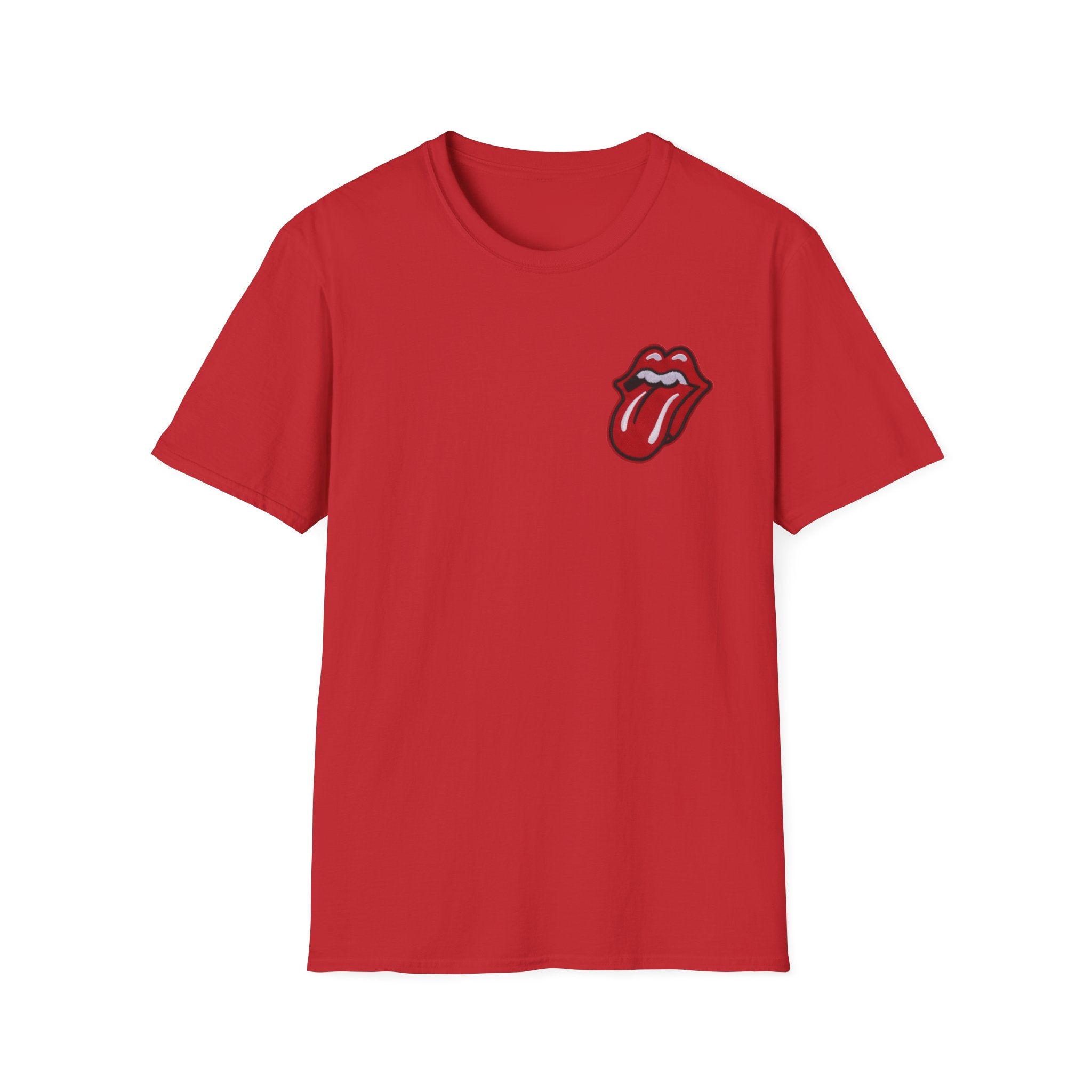 Rolling Stones Inspired Patch Unisex Graphic T-Shirt