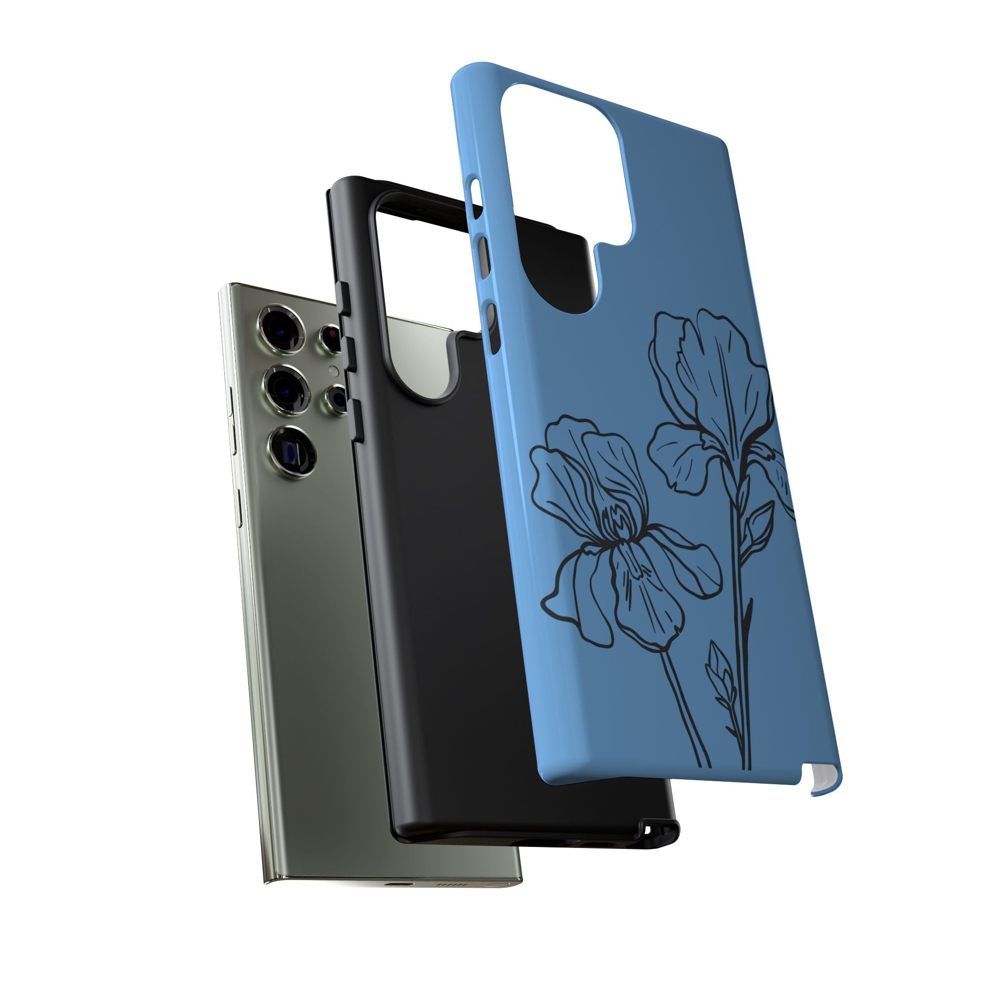 Blue Floral Phone Case