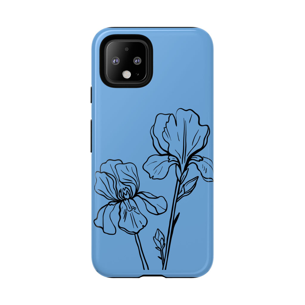 Blue Floral Phone Case