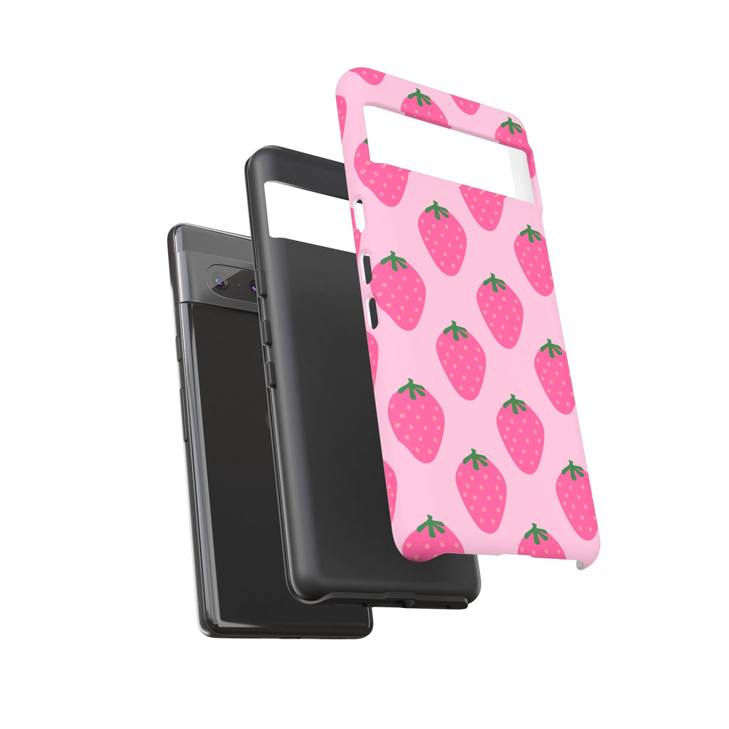Pink Strawberry Phone Case