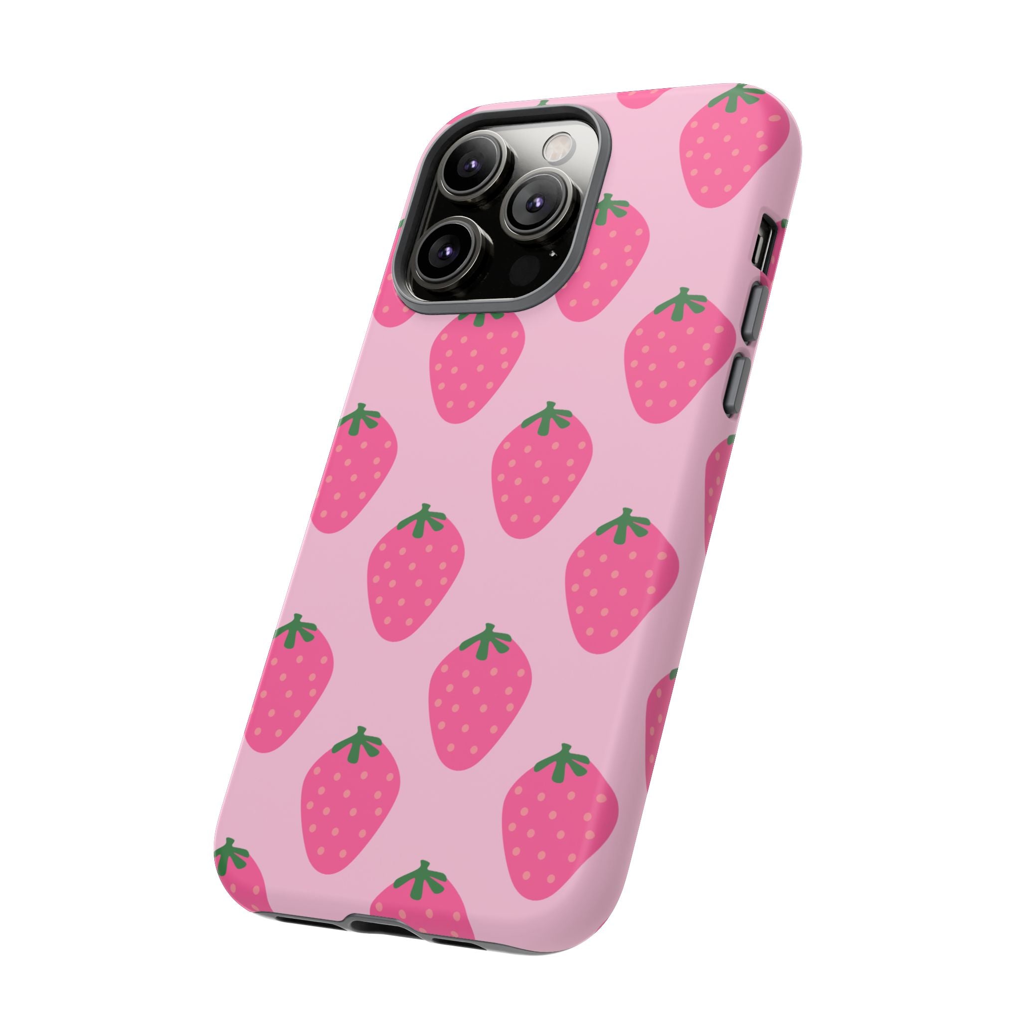 Pink Strawberry Phone Case