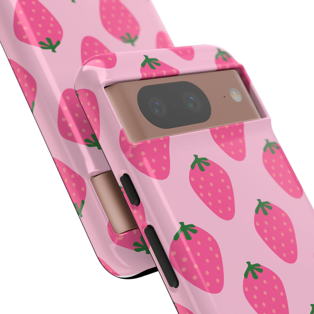 Pink Strawberry Phone Case