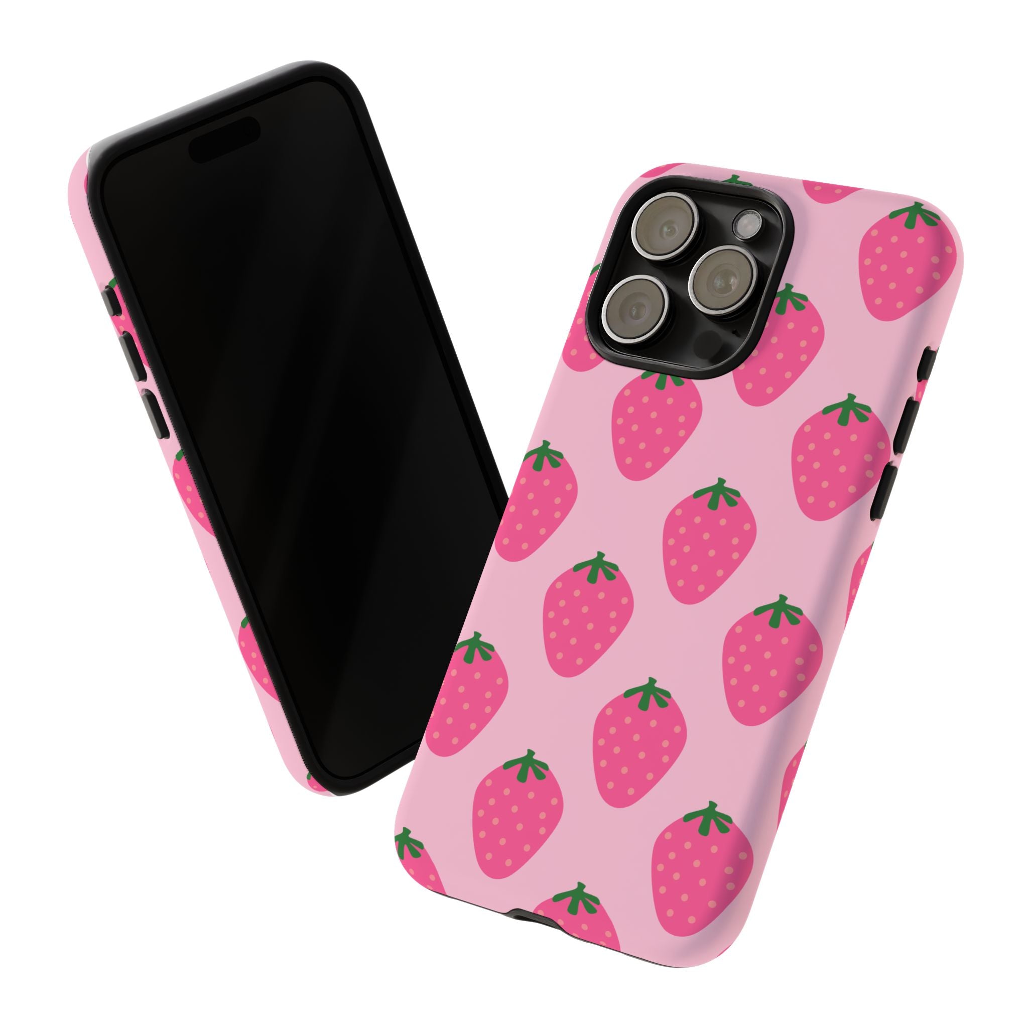 Pink Strawberry Phone Case