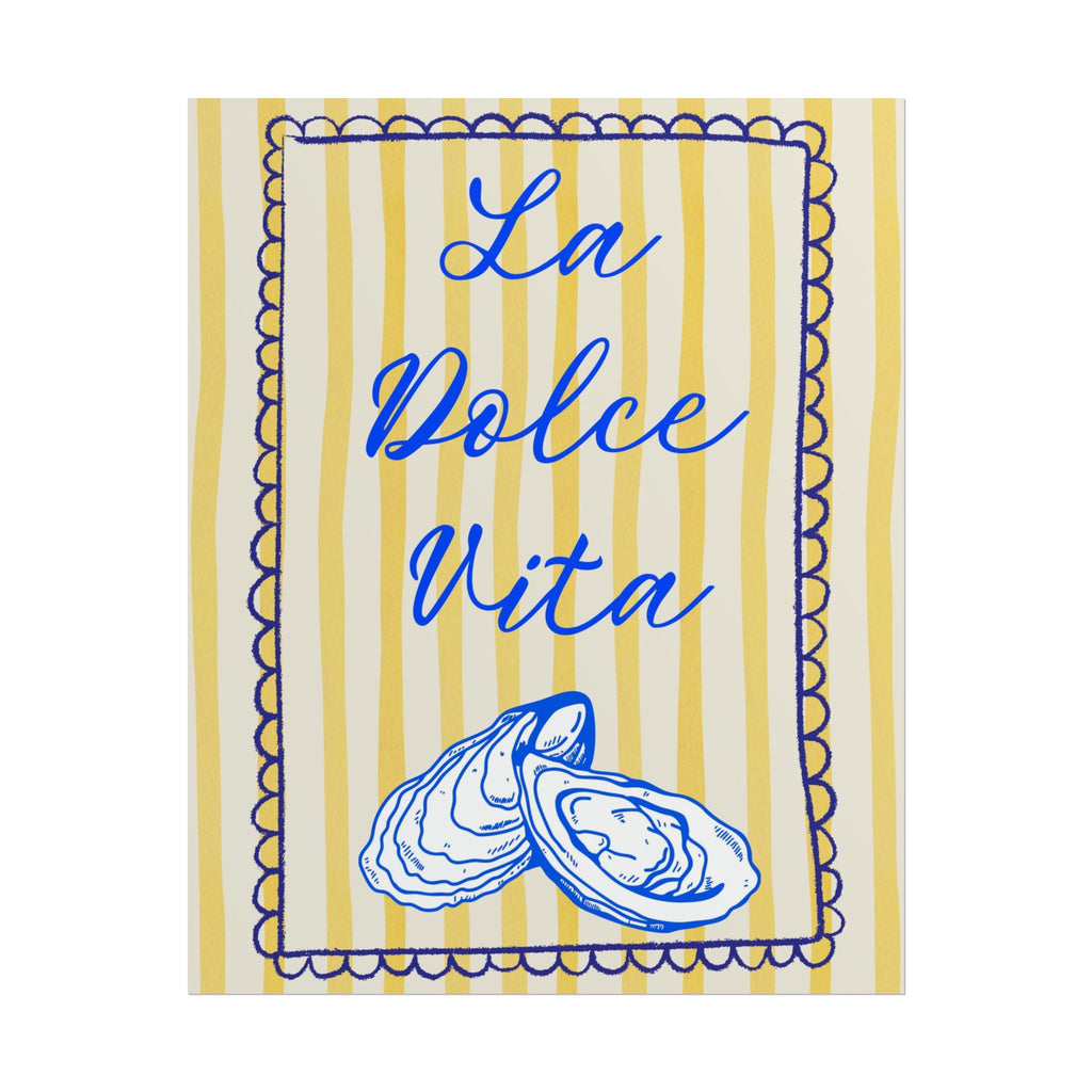 La Dolce Vita Rolled Poster - Coastal Charm Wall Art