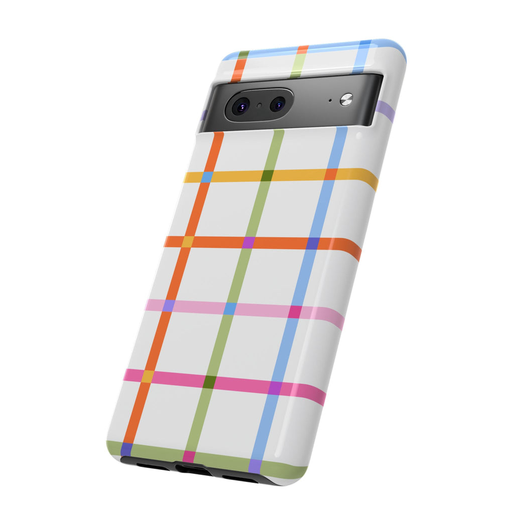 Colorful Plaid Tough Phone Case