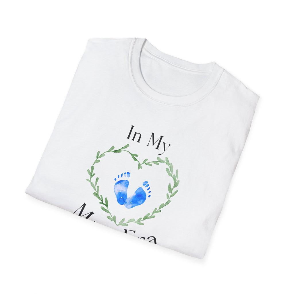 In My Mom Era Baby Footprint Tee