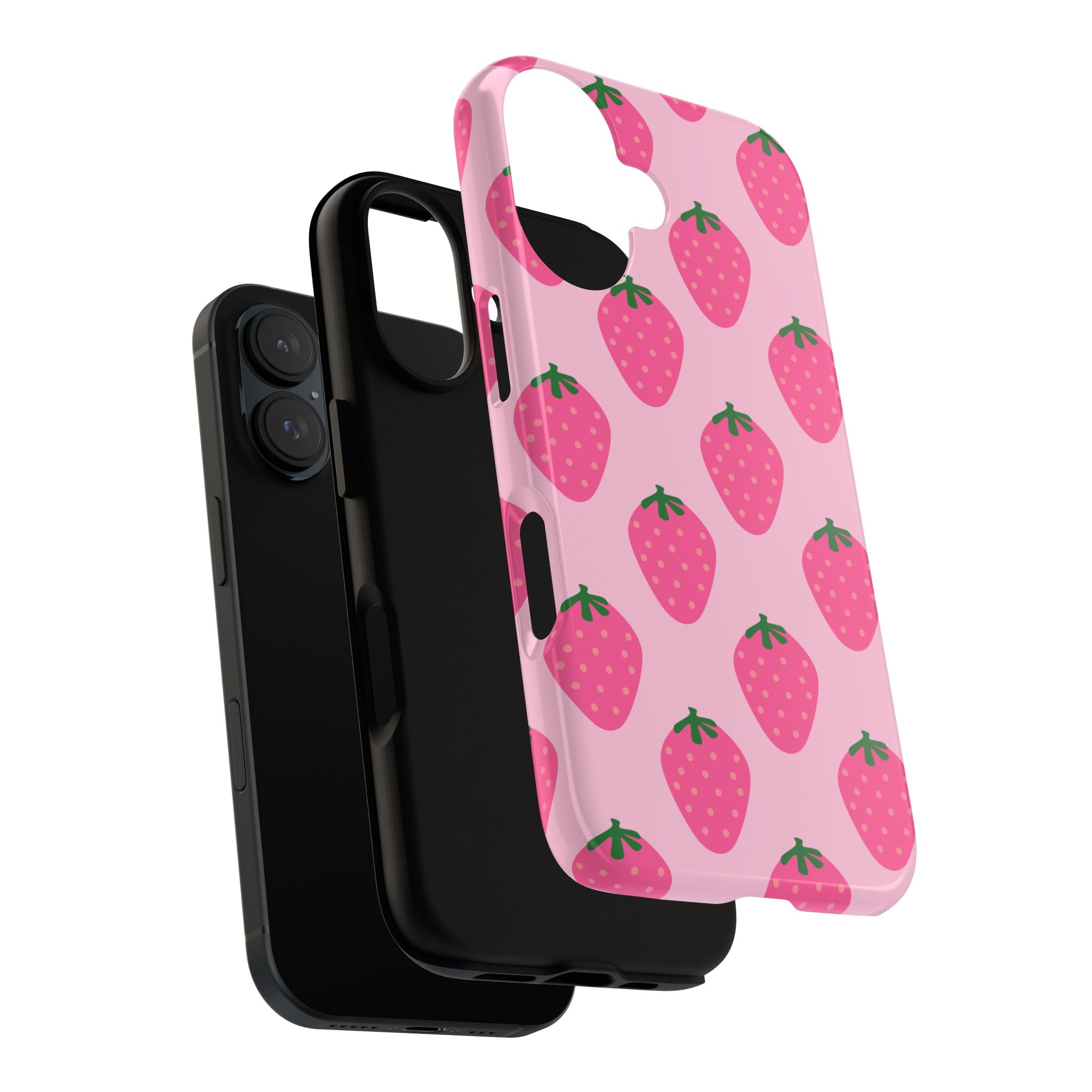 Pink Strawberry Phone Case