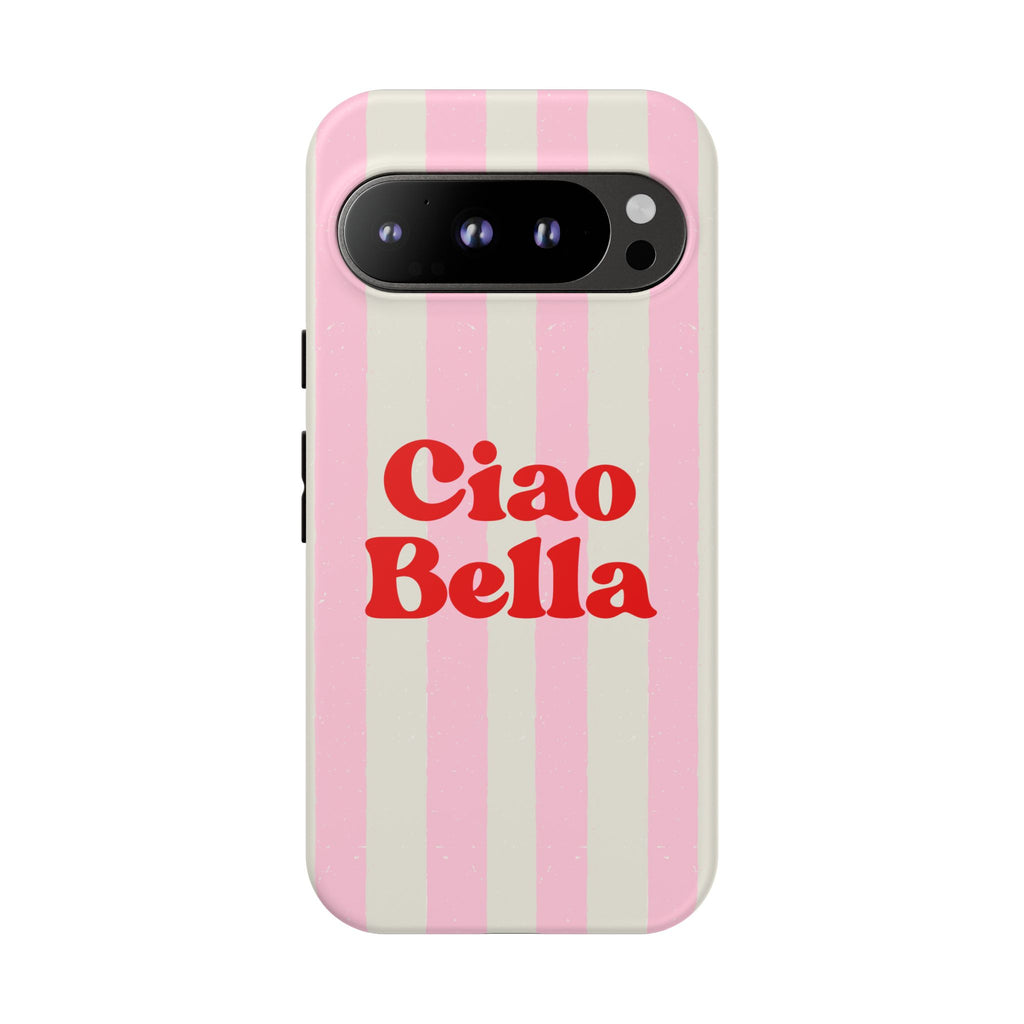 Pink Stripe Ciao Bella Phone Case