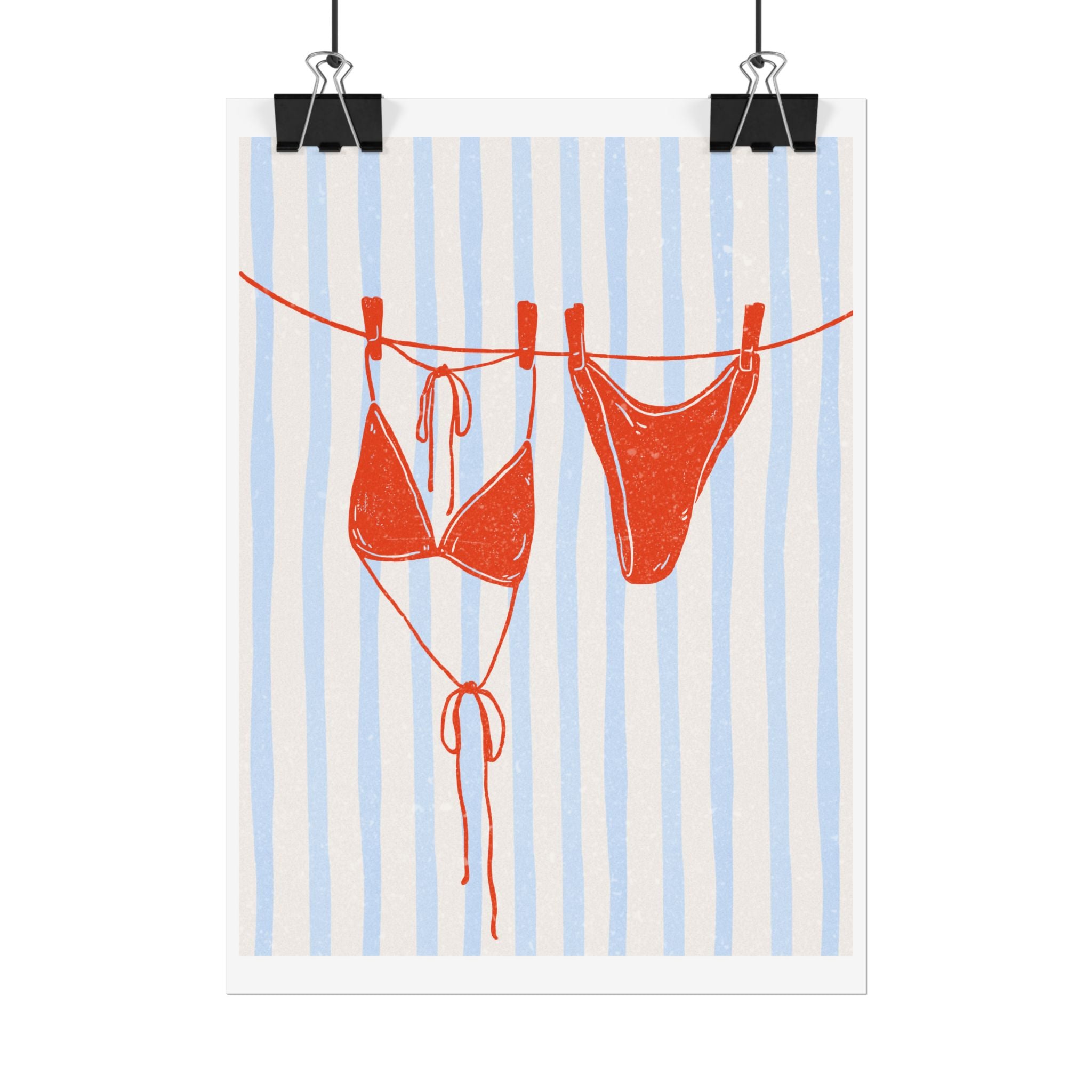 Red Bikini Wall Art  - Rolled Posters