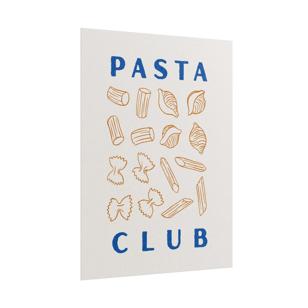 Pasta Club Rolled Poster