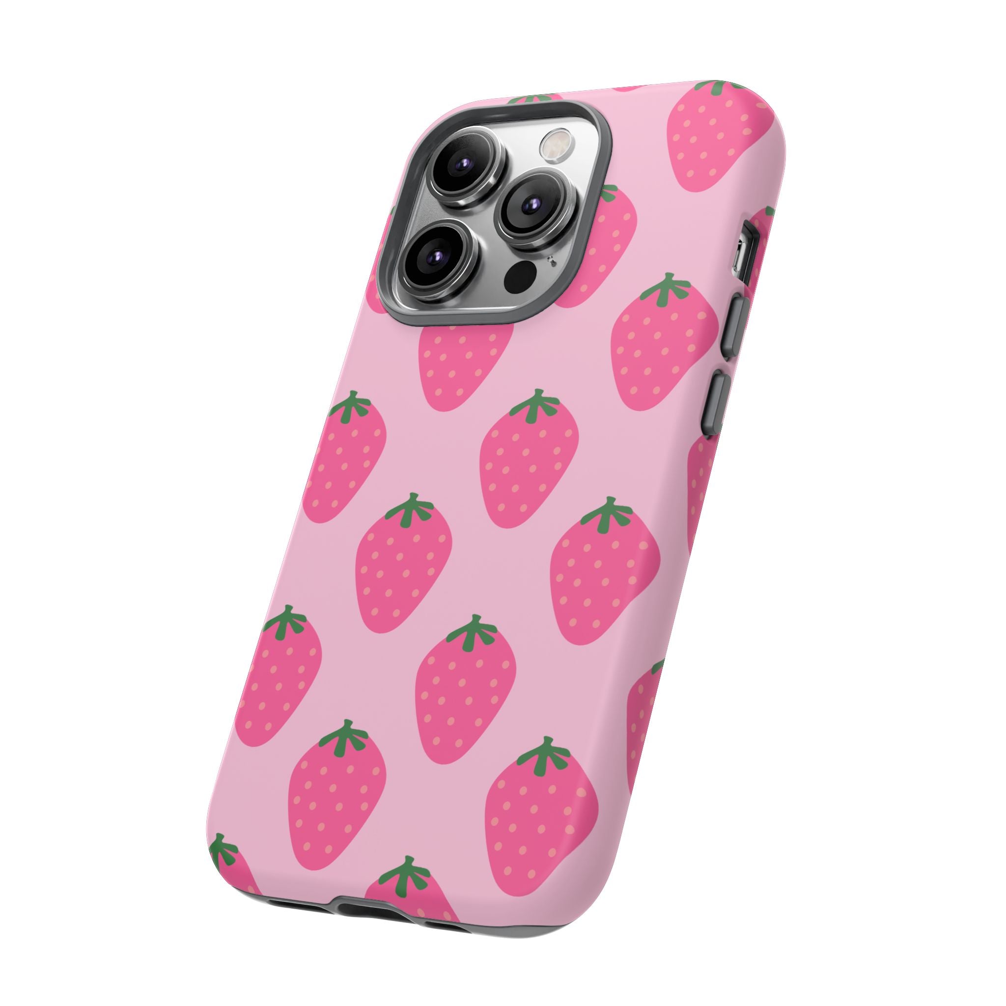 Pink Strawberry Phone Case