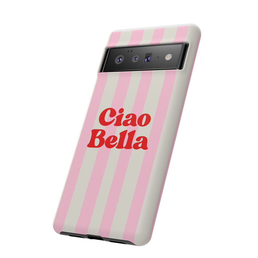 Pink Stripe Ciao Bella Phone Case