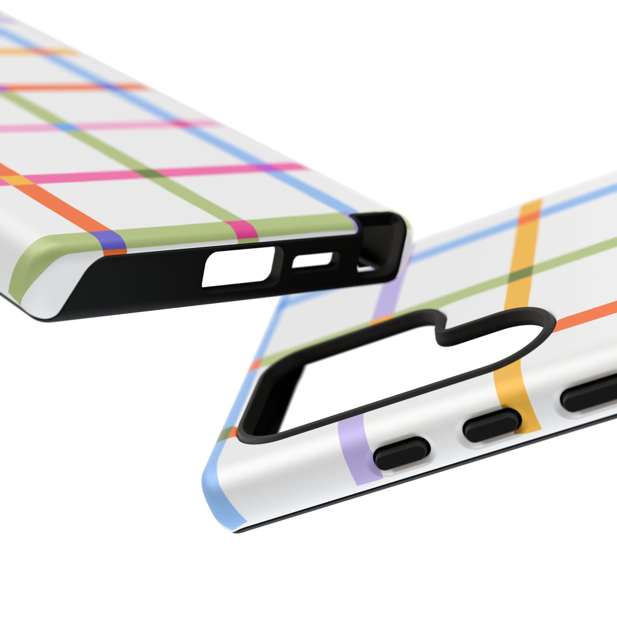 Colorful Plaid Tough Phone Case