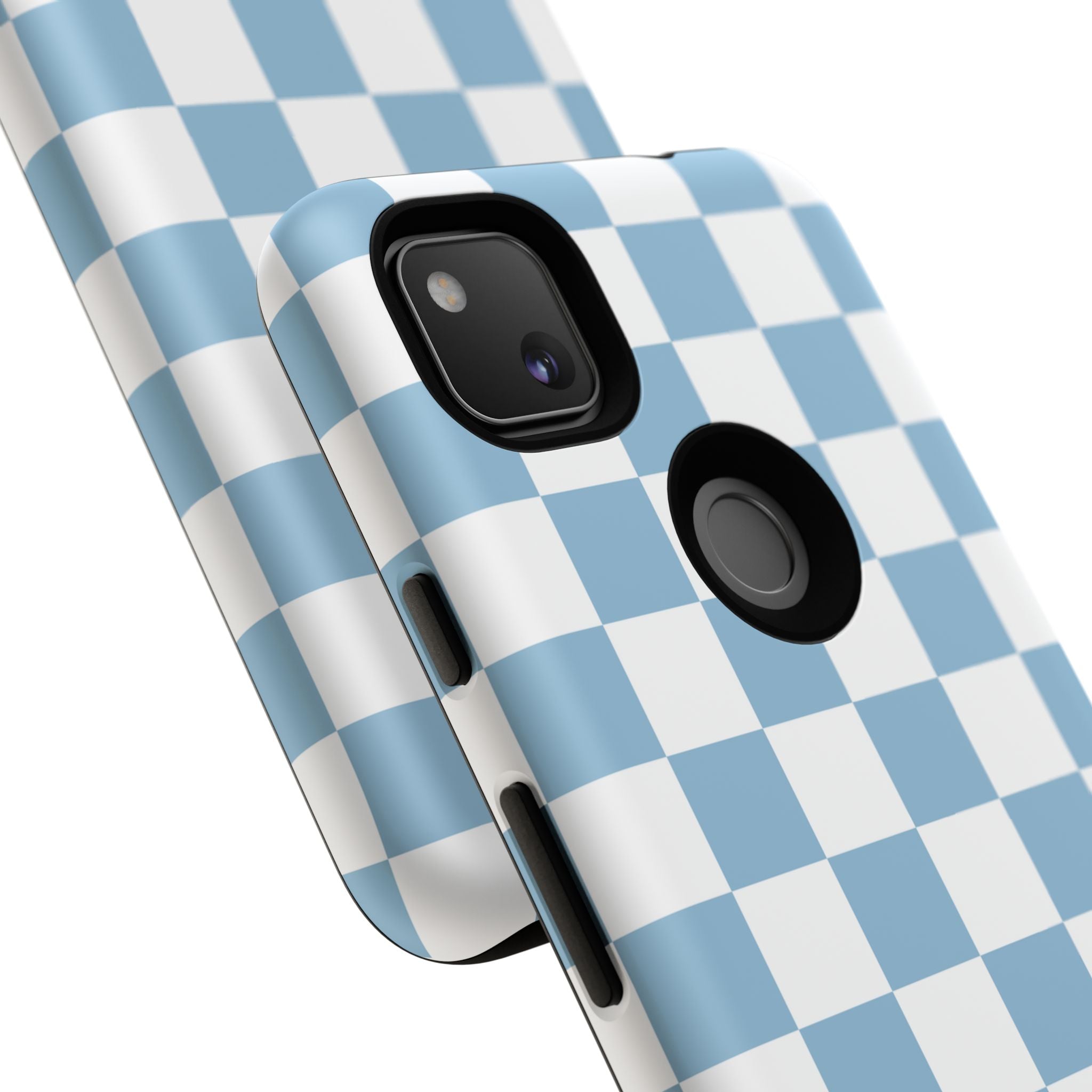 Blue Checkerboard Tough Phone Case