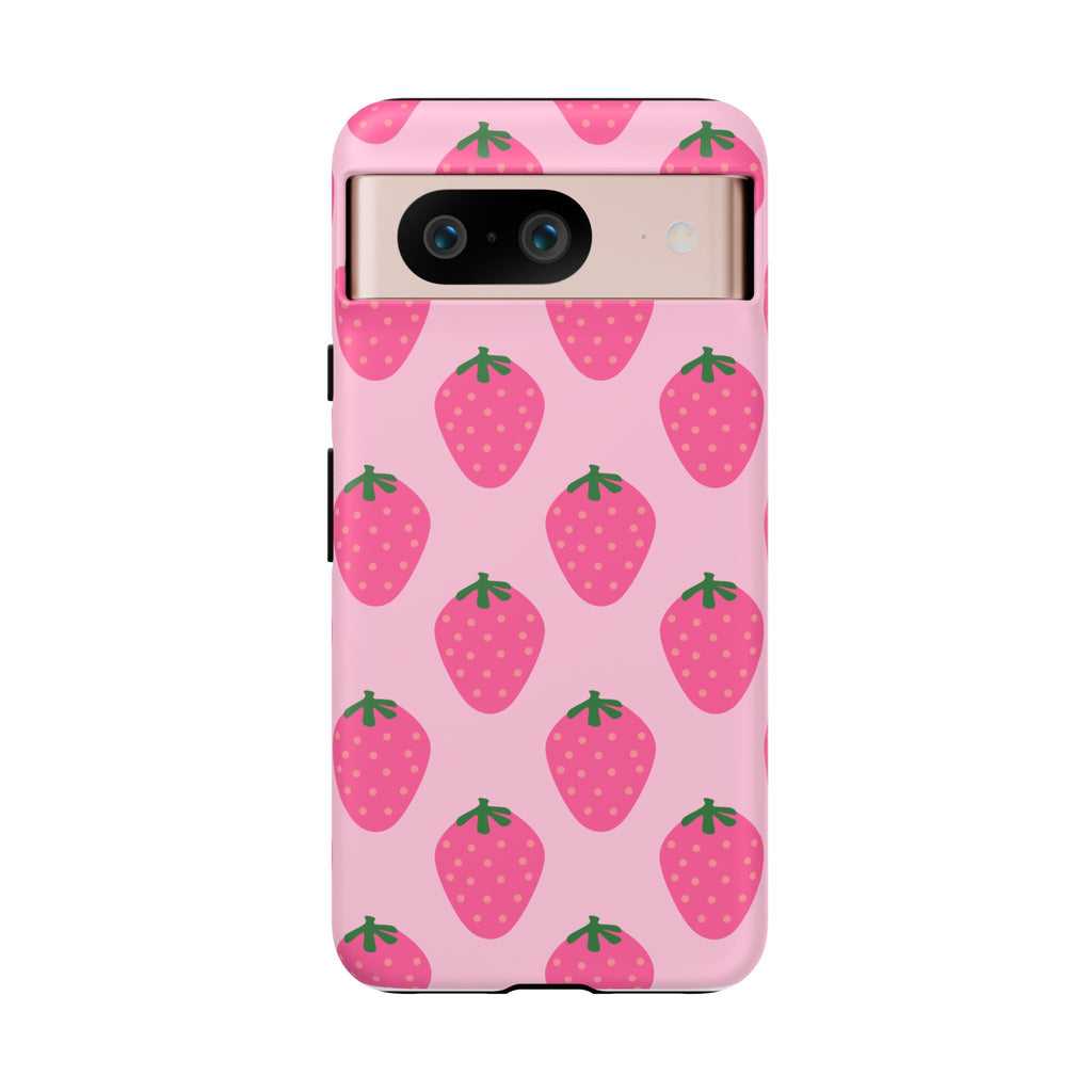 Pink Strawberry Phone Case