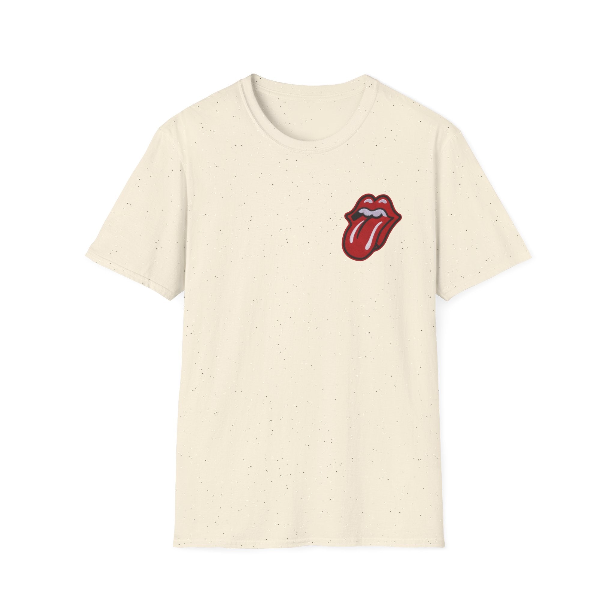 Rolling Stones Inspired Patch Unisex Graphic T-Shirt