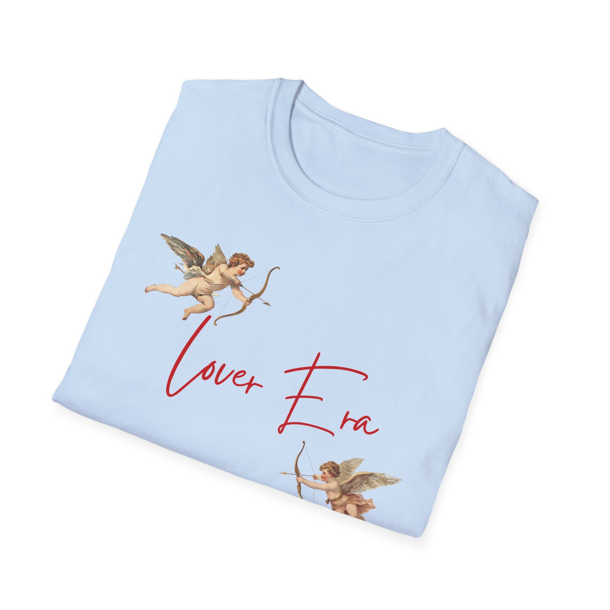 Cupid Cherubs 'Love Era' Romantic Vintage Angel Graphic T-Shirt