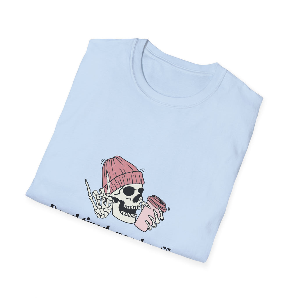 Coffee Lover's Skull T-Shirt, Unisex Graphic Tee