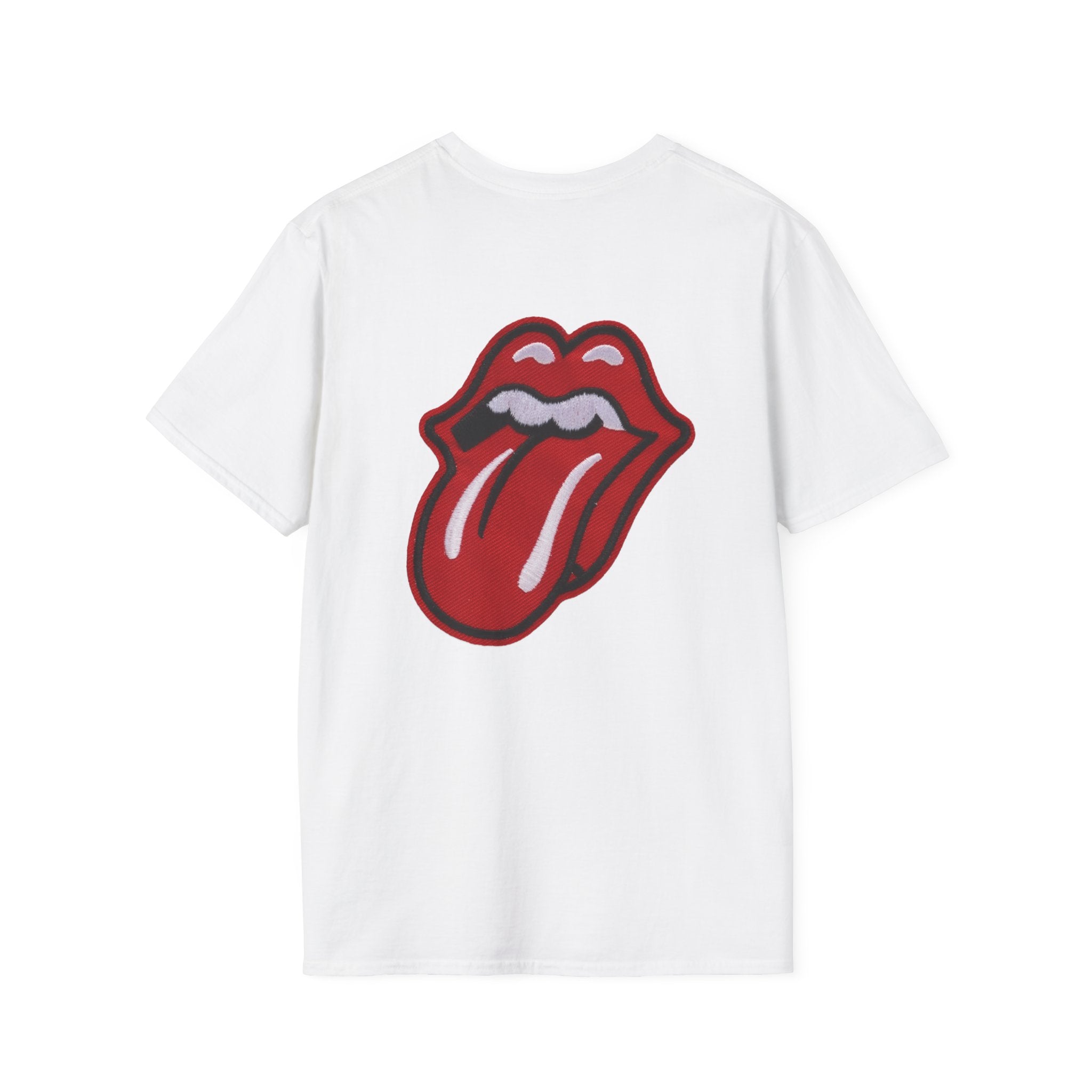 Rolling Stones Inspired Patch Unisex Graphic T-Shirt