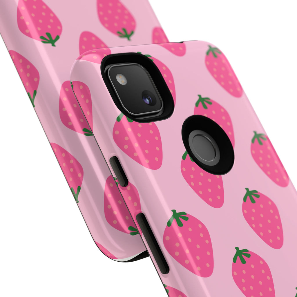 Pink Strawberry Phone Case