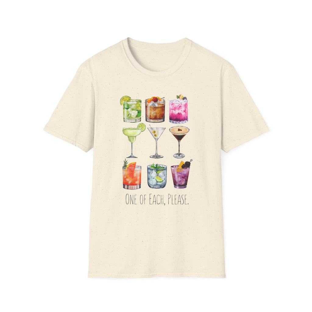 Watercolor 'One of Each, Please' Bar Tee