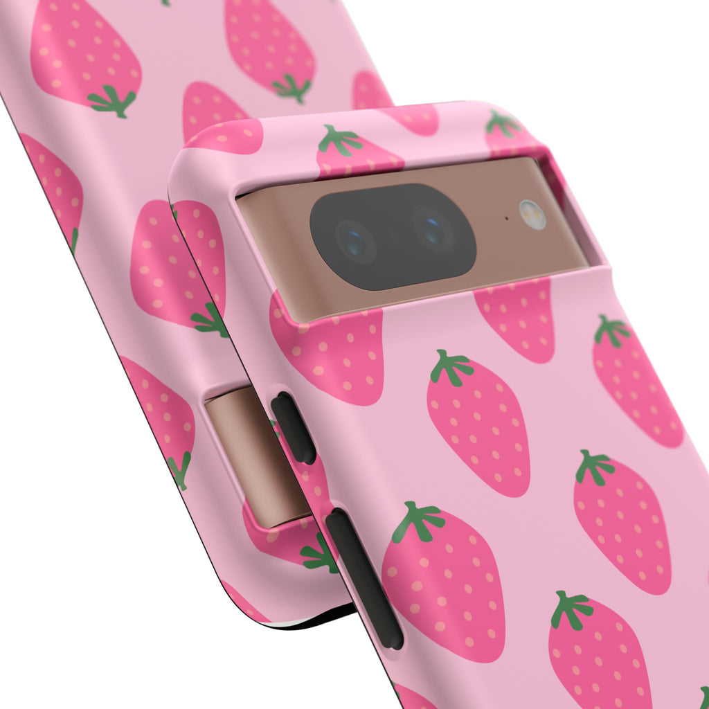 Pink Strawberry Phone Case