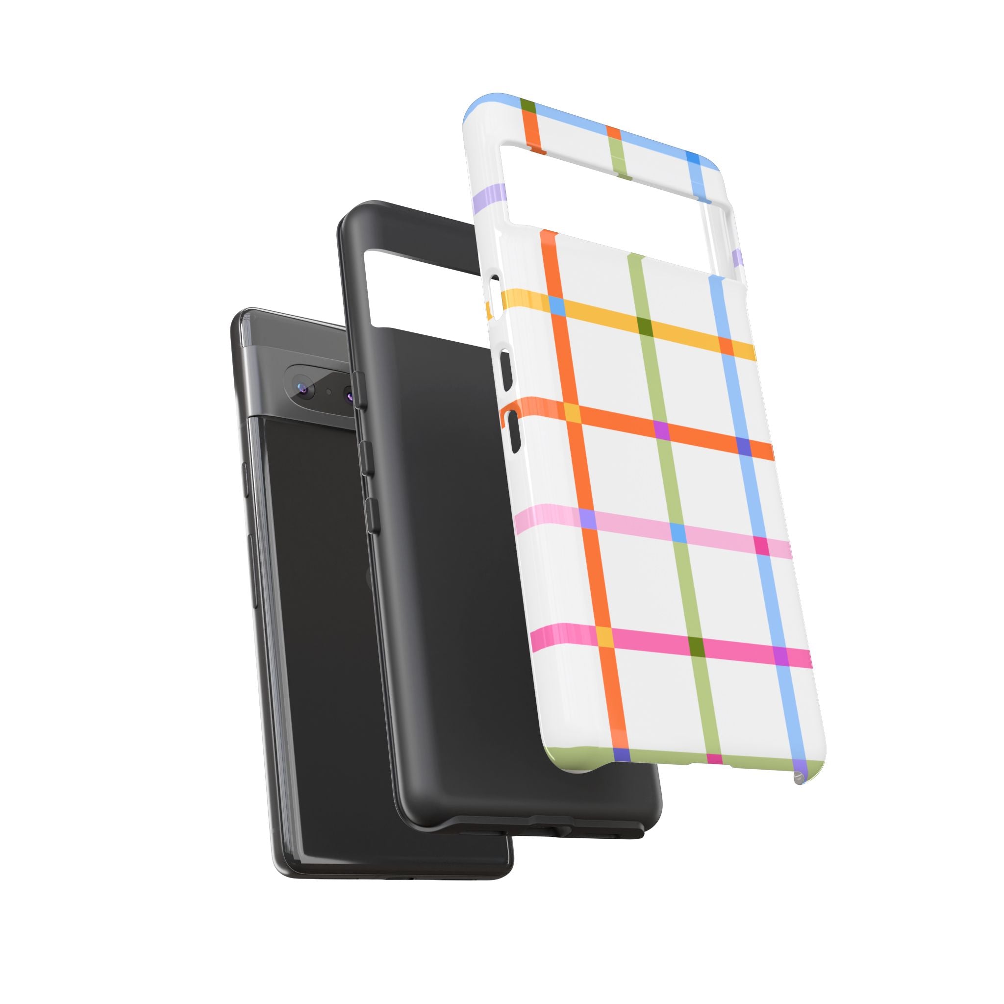 Colorful Plaid Tough Phone Case