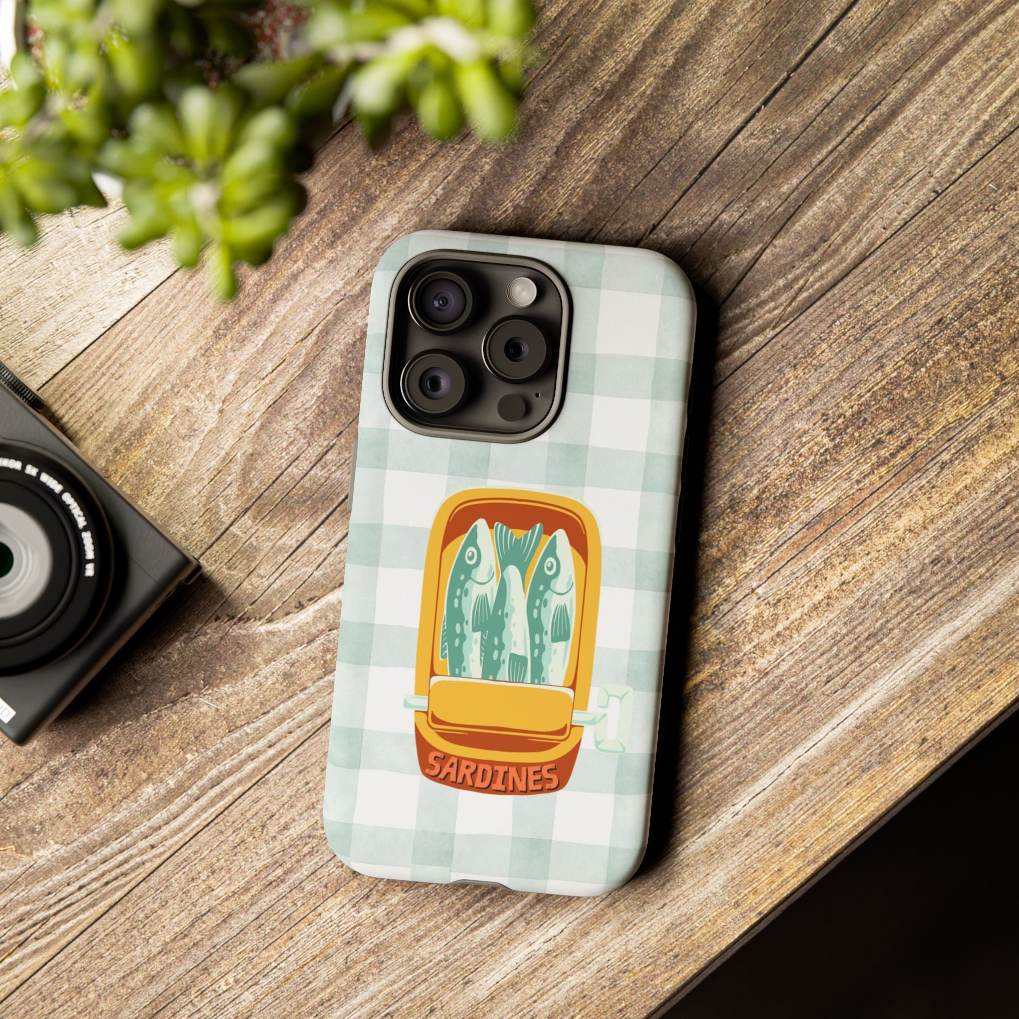 Sardines Plaid Phone Case