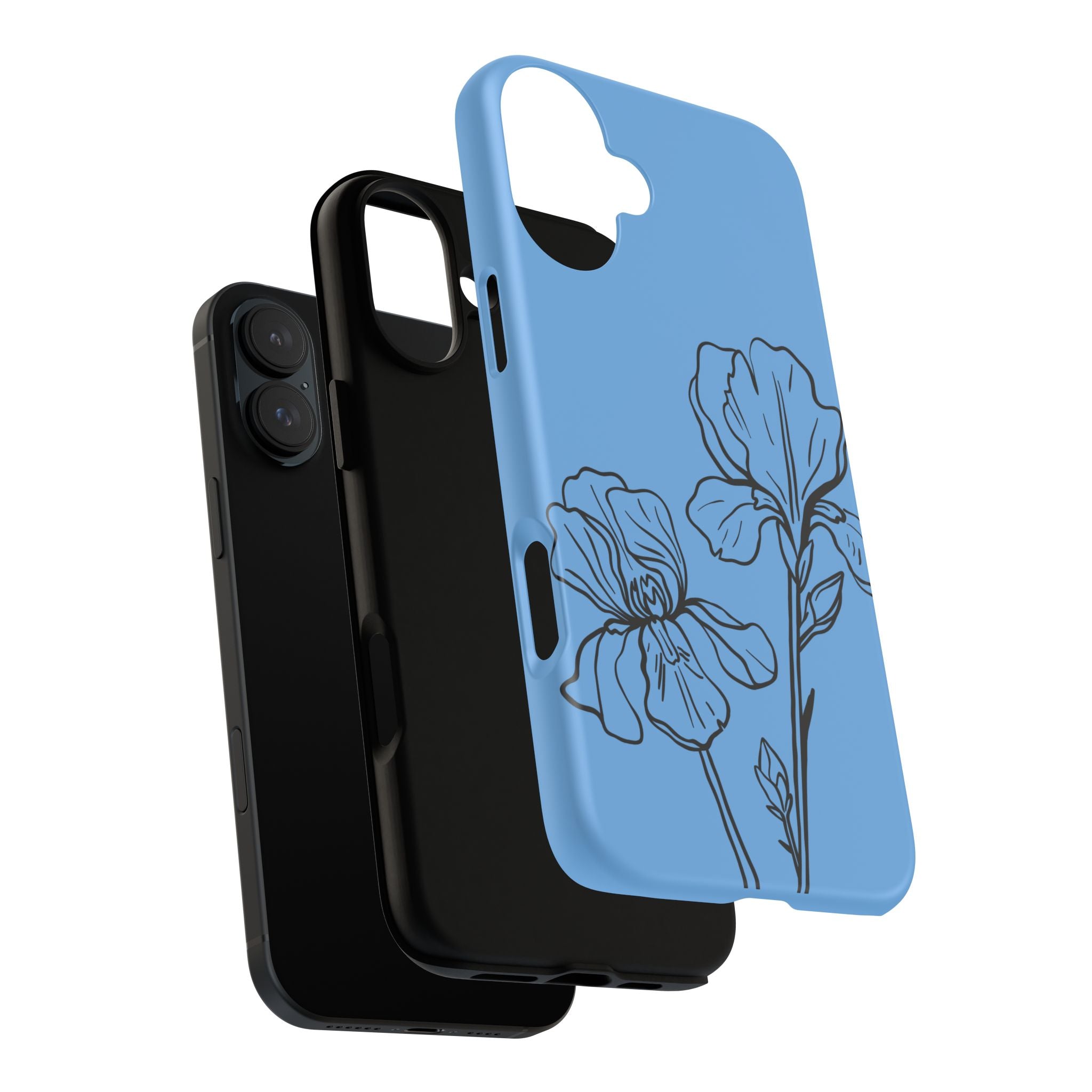 Blue Floral Phone Case