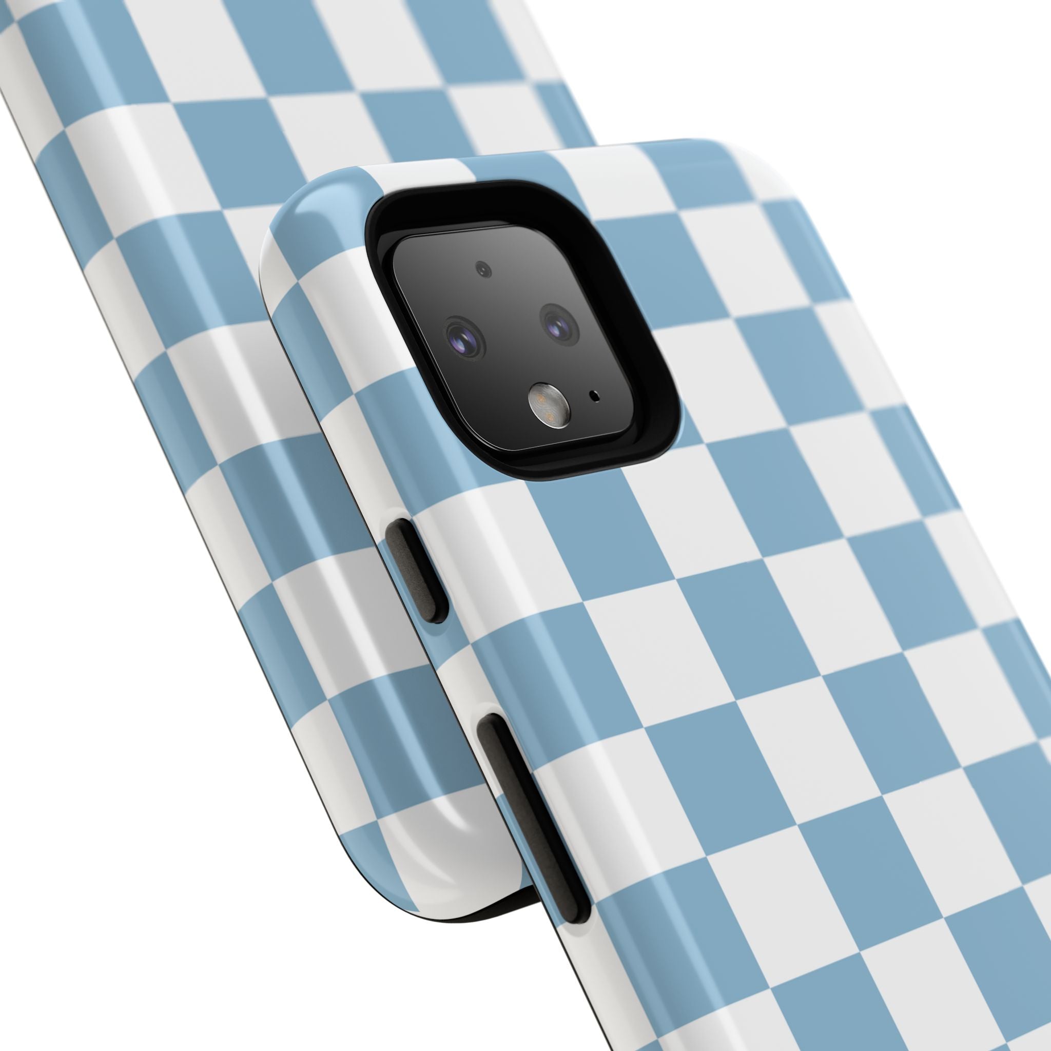 Blue Checkerboard Tough Phone Case