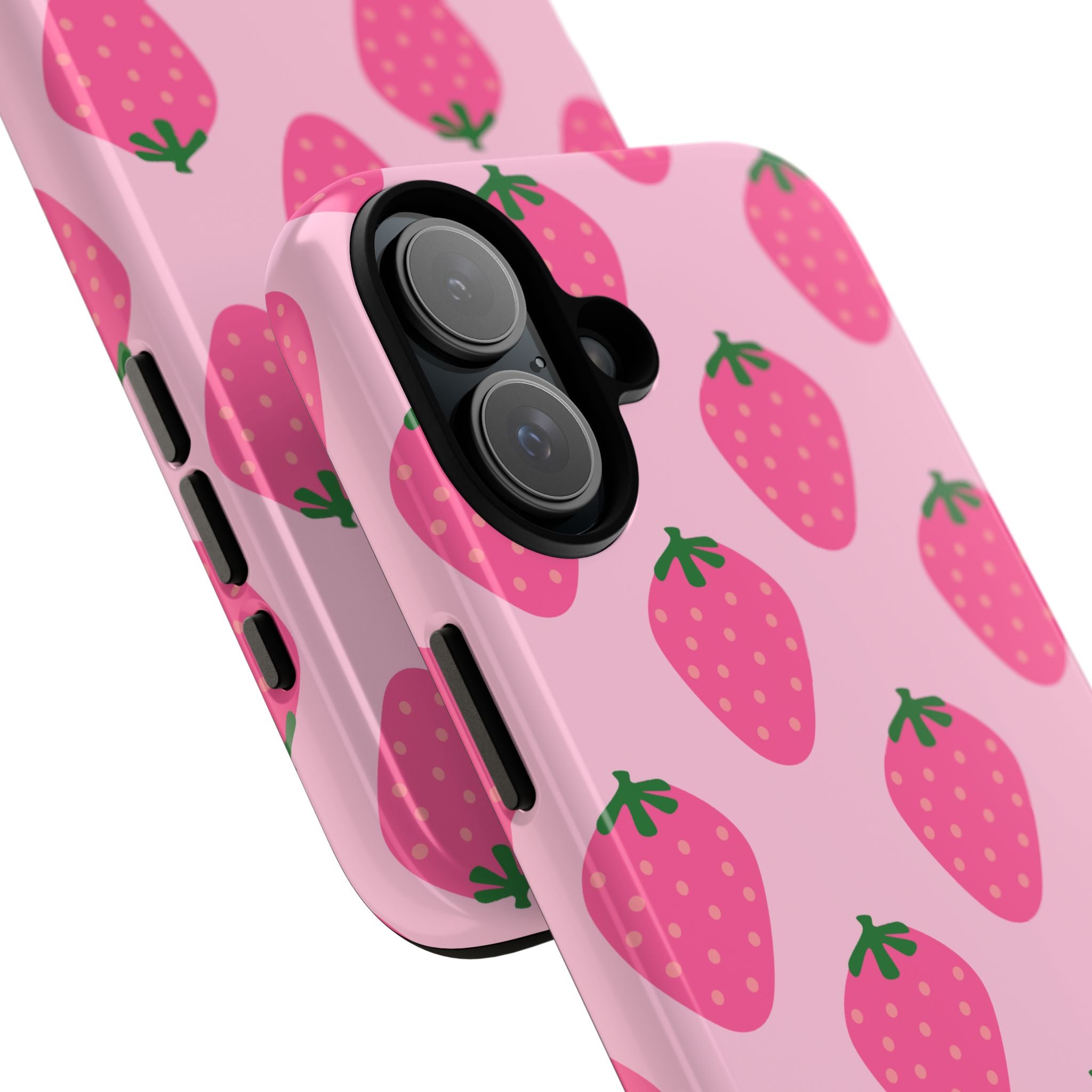 Pink Strawberry Phone Case