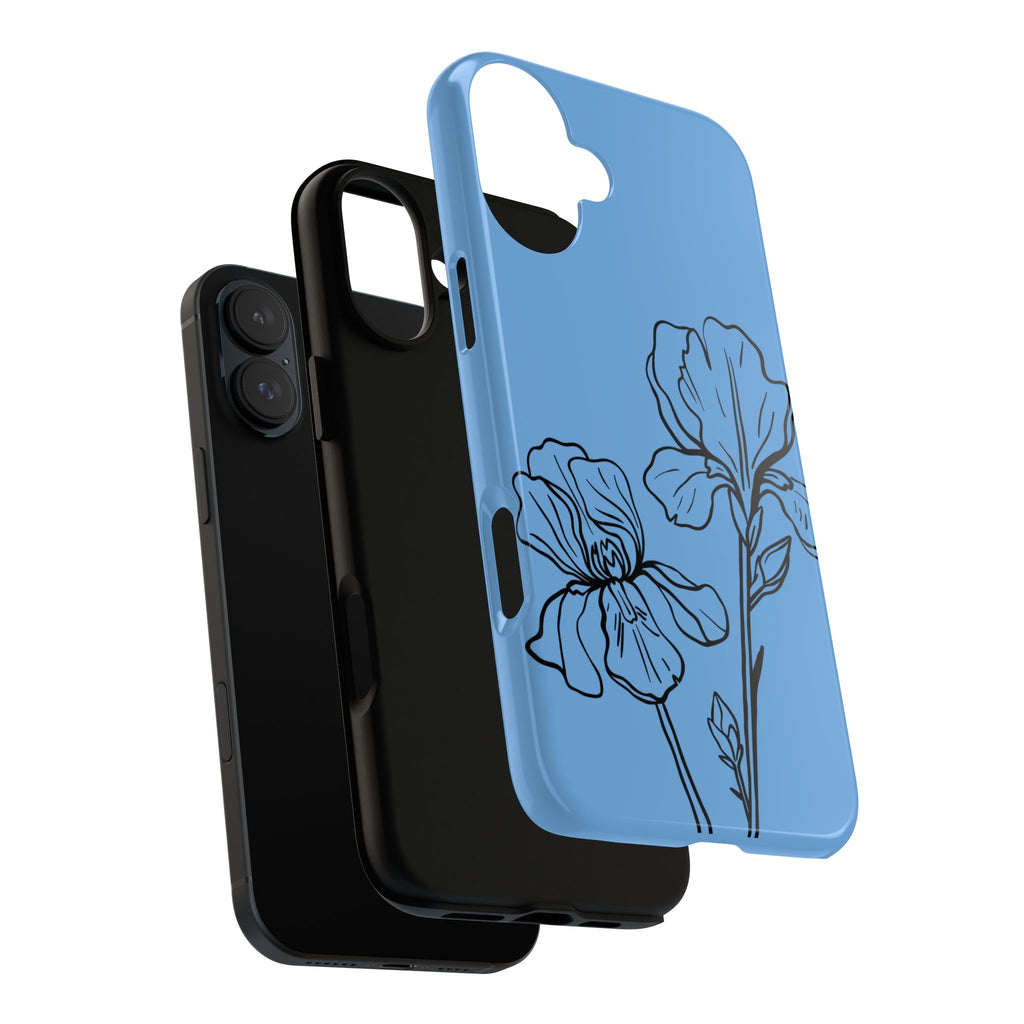 Blue Floral Phone Case