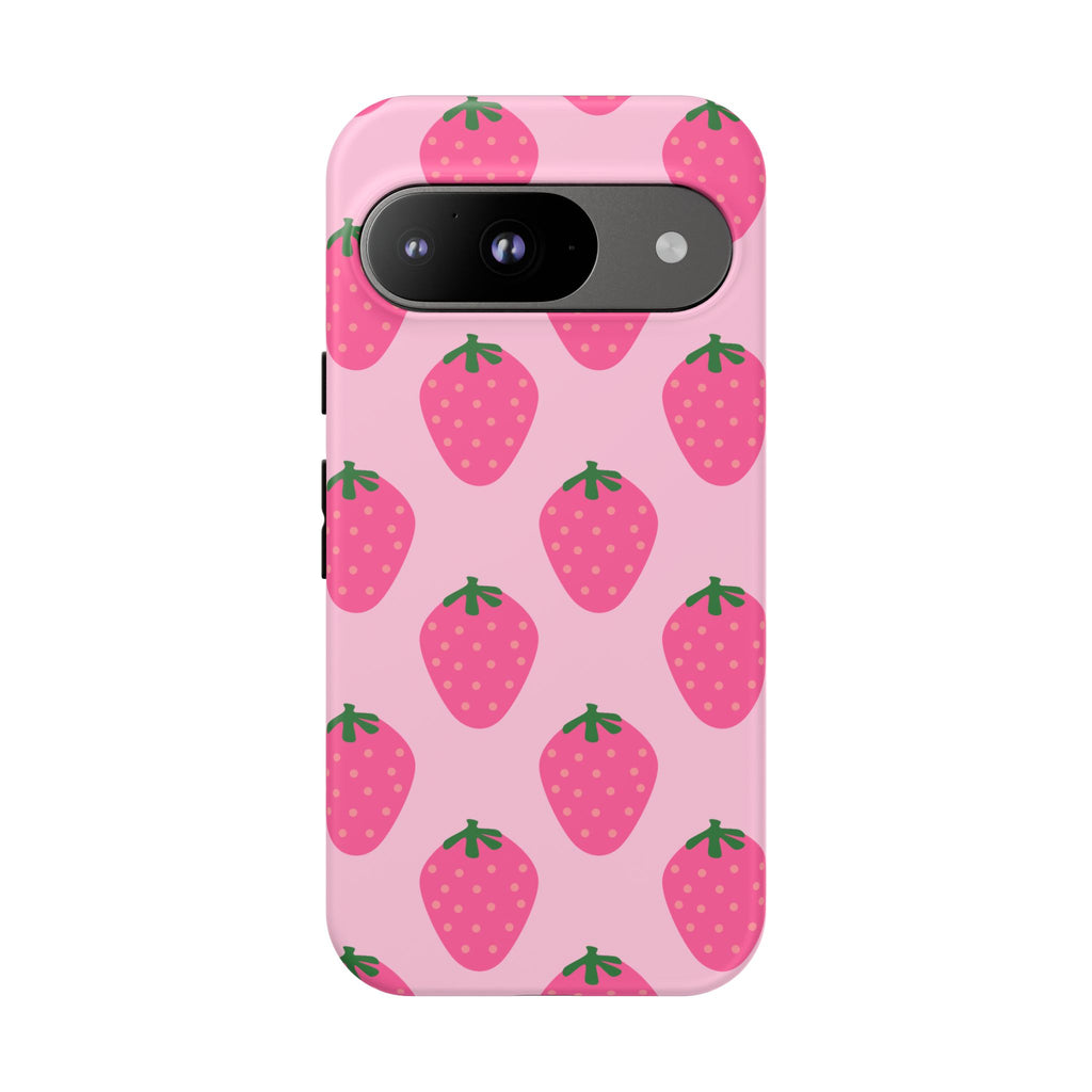 Pink Strawberry Phone Case