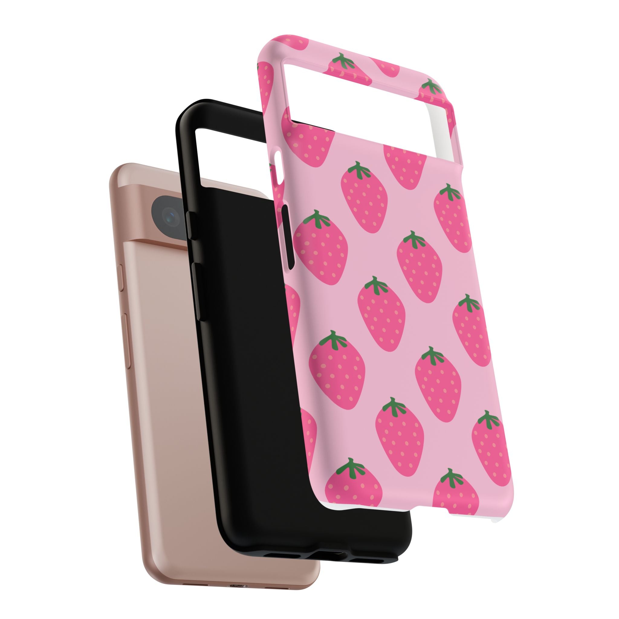 Pink Strawberry Phone Case