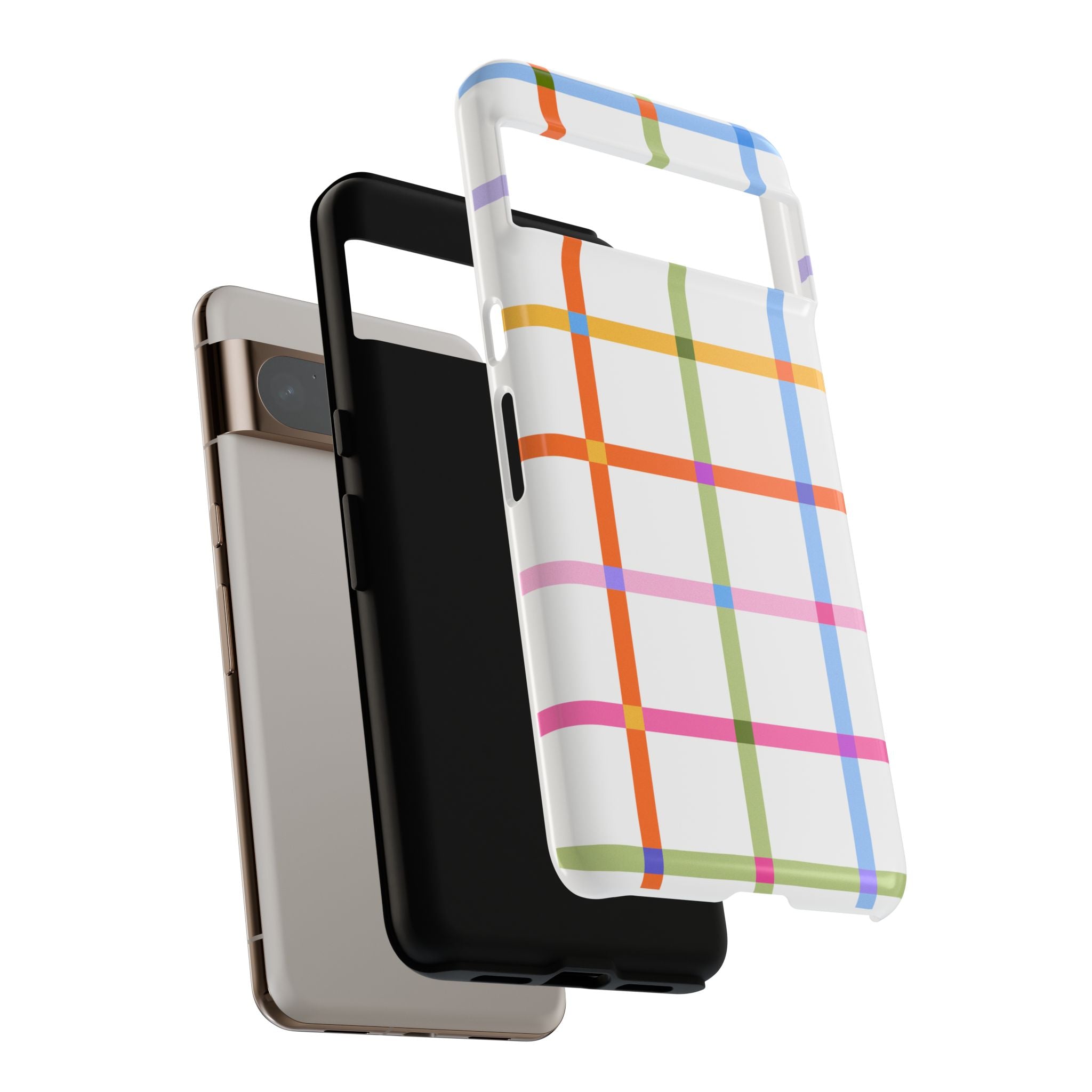 Colorful Plaid Tough Phone Case