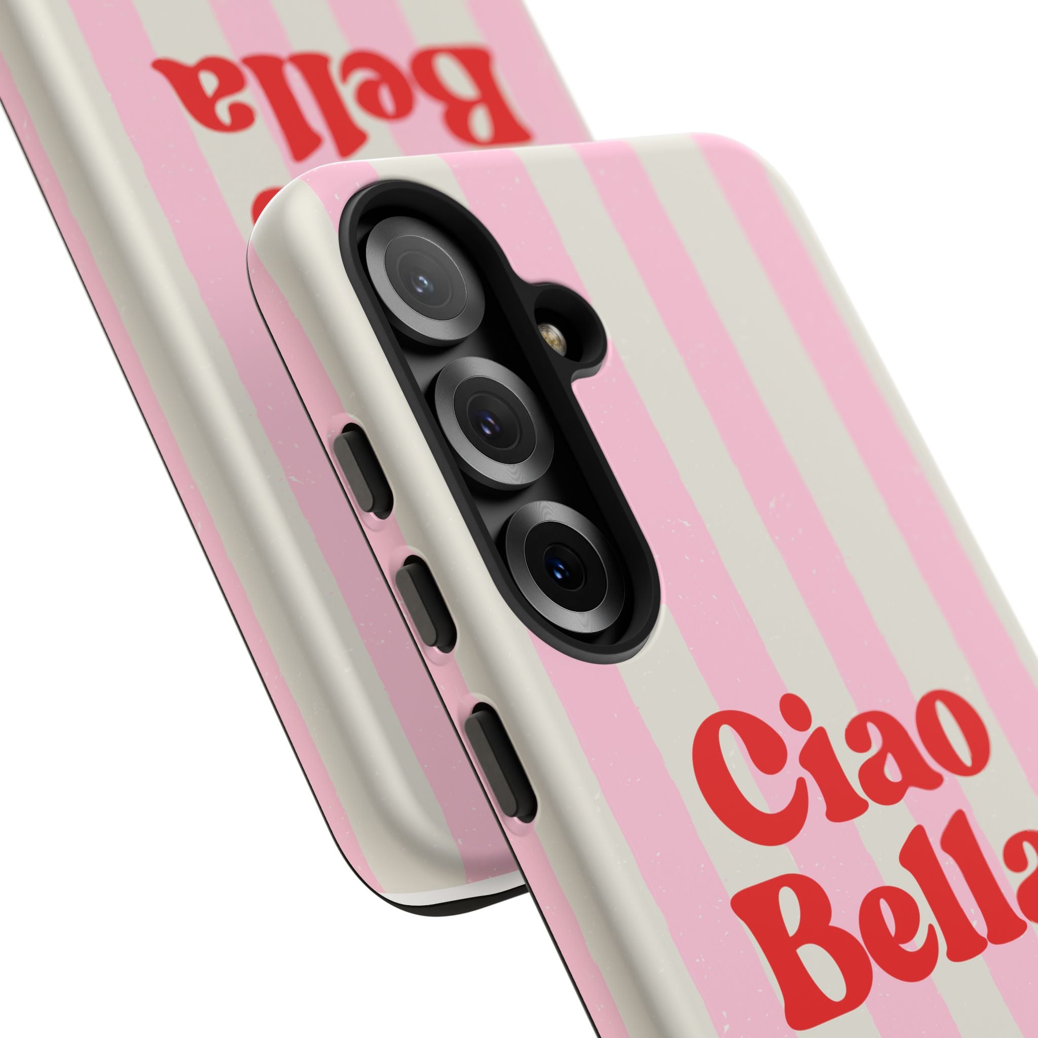 Pink Stripe Ciao Bella Phone Case