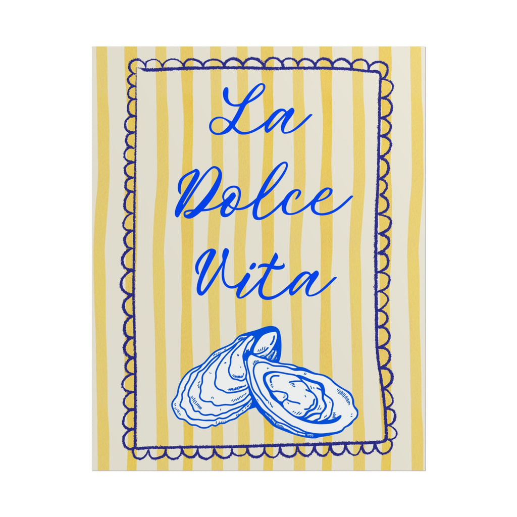 La Dolce Vita Rolled Poster - Coastal Charm Wall Art