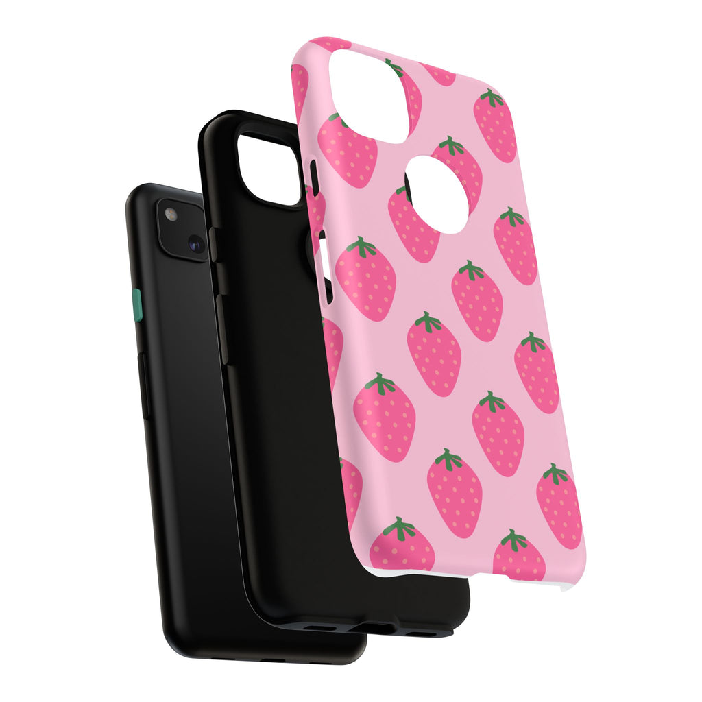 Pink Strawberry Phone Case