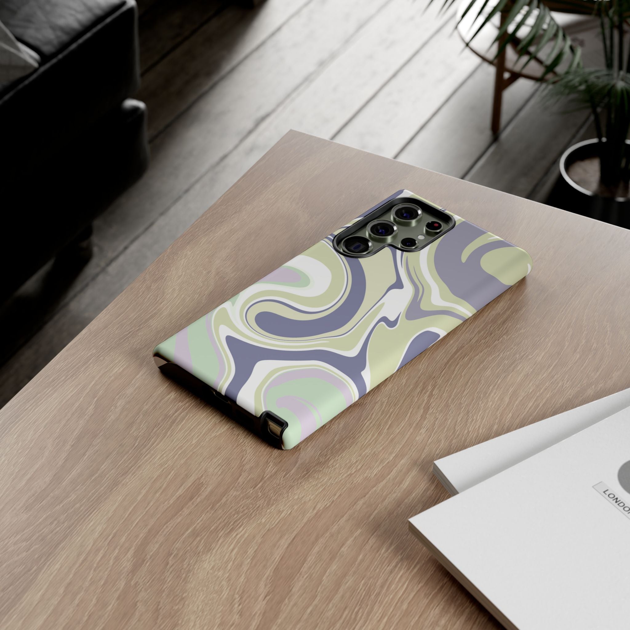 Swirl Marble Paint Phone Case