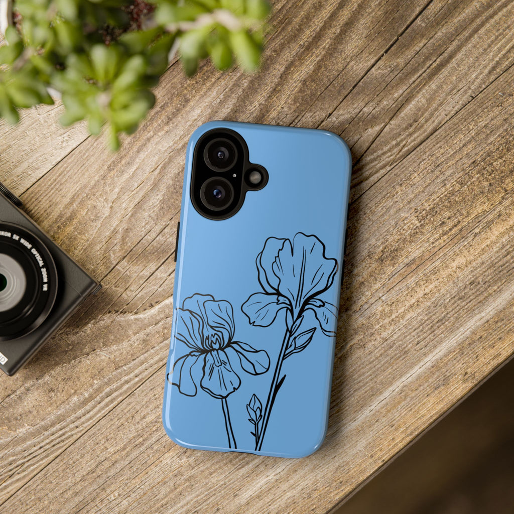 Blue Floral Phone Case