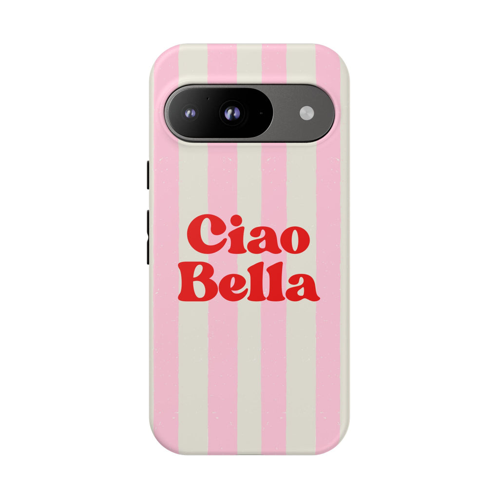 Pink Stripe Ciao Bella Phone Case