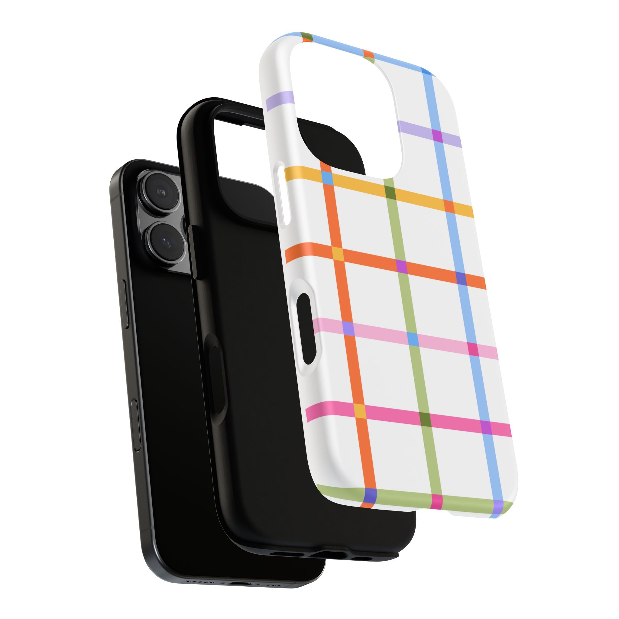 Colorful Plaid Tough Phone Case